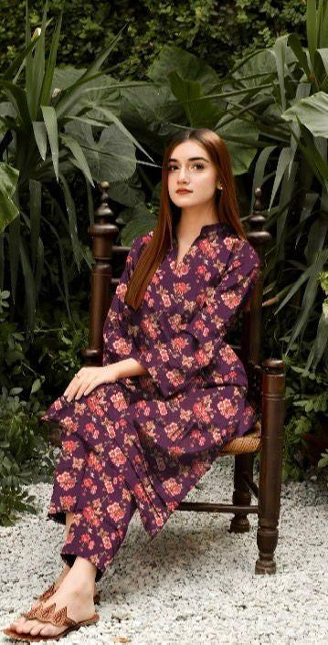 Unstitched Khaddar Printed Suit - 3Pc’s